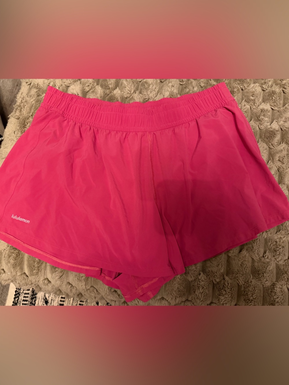 lululemon Hot Pink Athletic Shorts
